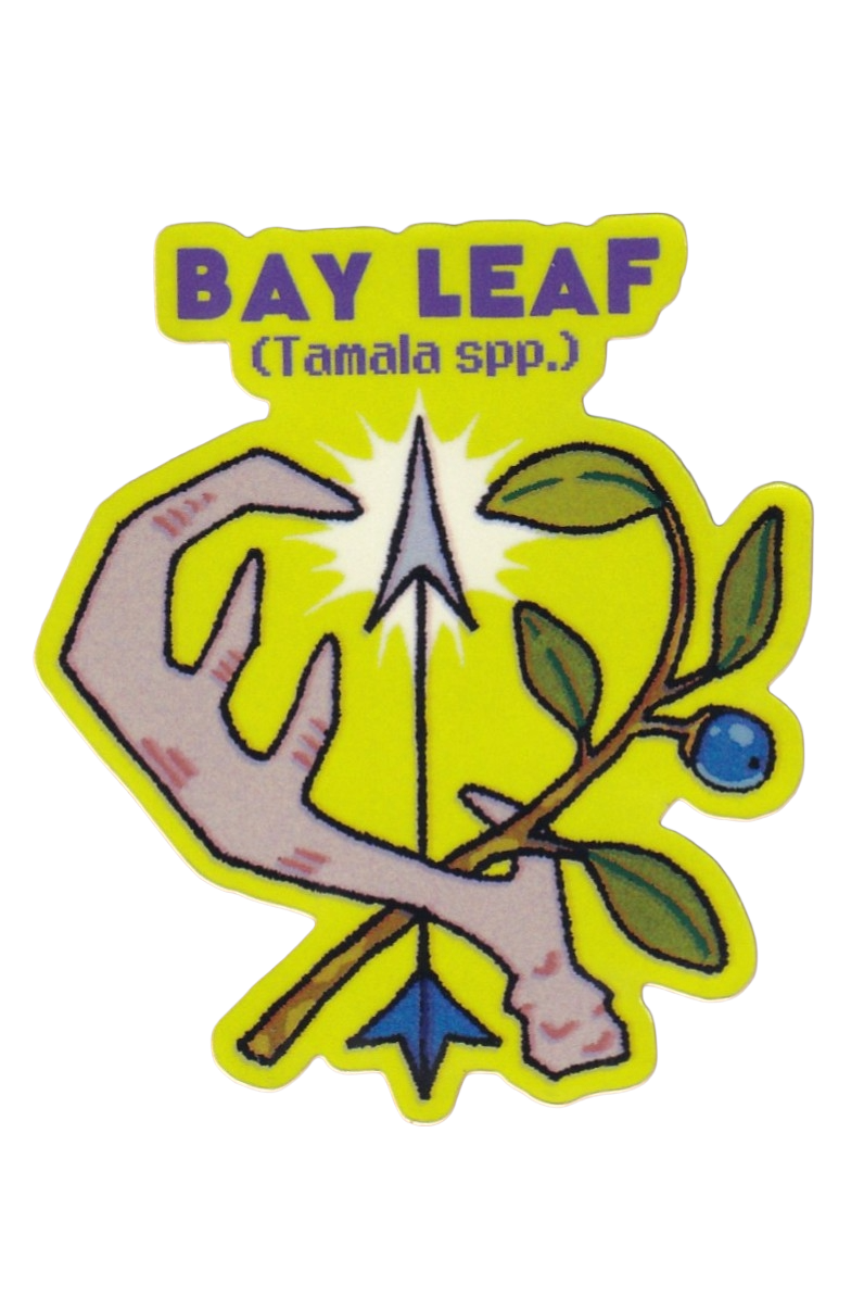 Bay Leaf Plant- Die-Cut Vinyl Glossy Sticker
