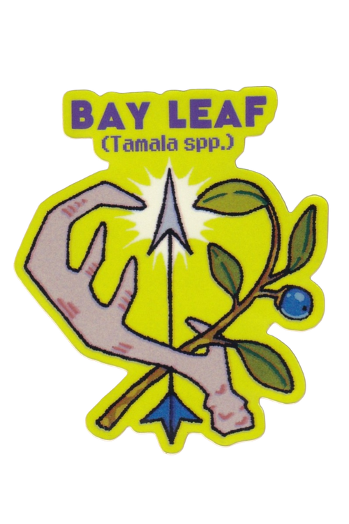 Bay Leaf Plant- Die-Cut Vinyl Glossy Sticker