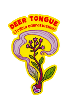 Deer Tongue Plant- Die-cut Vinyl Glossy Sticker