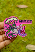 Elderberry Plant- Die-Cut Vinyl Glossy Sticker