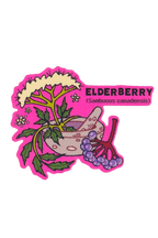 Elderberry Plant- Die-Cut Vinyl Glossy Sticker