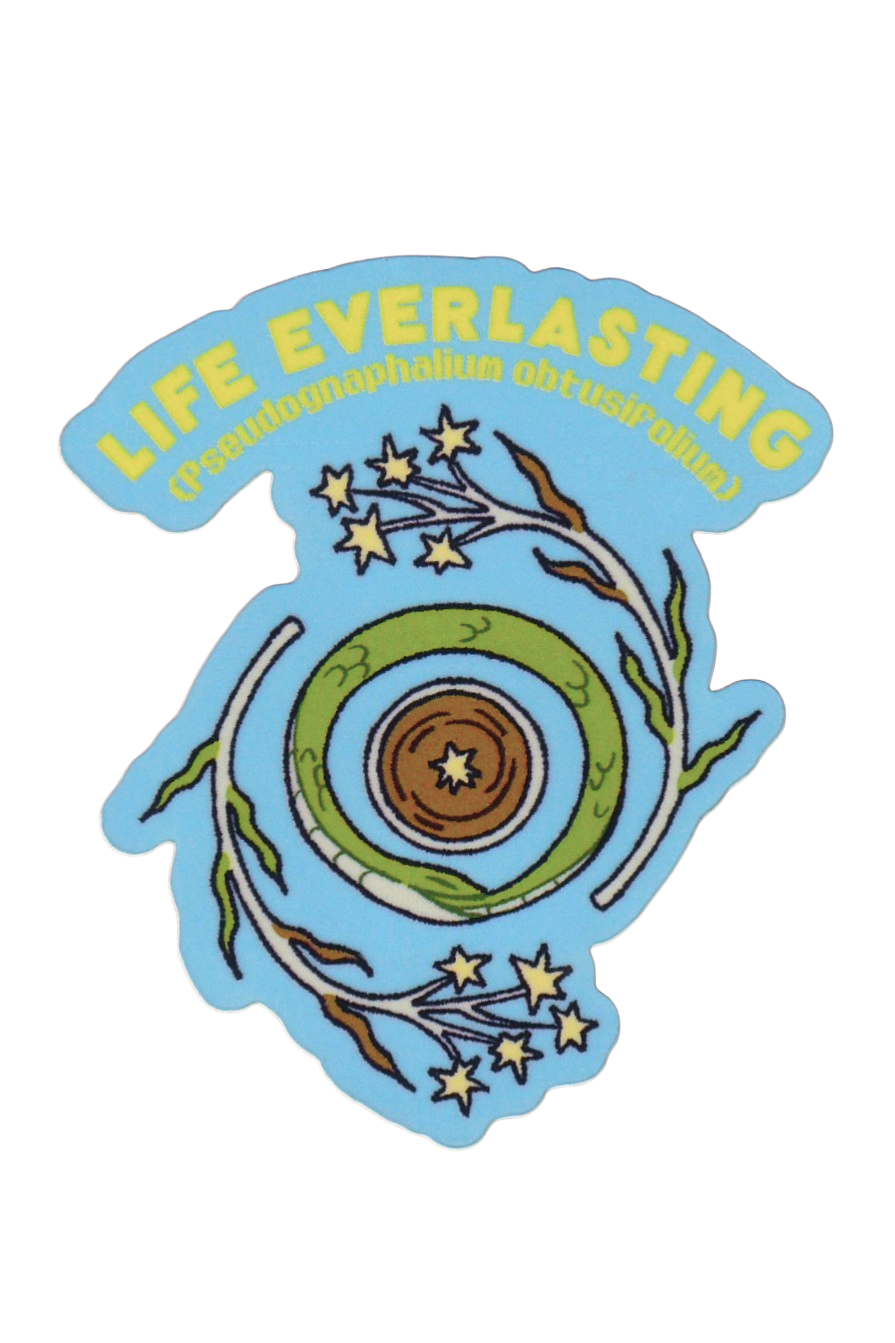 Life Everlasting Plant- Die-Cut Vinyl Glossy Sticker