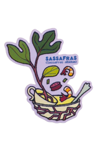 Sassafras Plant - Die-Cut Vinyl Glossy Sticker
