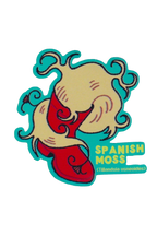 Spanish Moss Plant - Die-Cut Vinyl Glossy Sticker