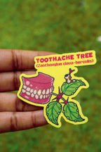 Toothache Tree Plant - Die-Cut Vinyl Glossy Sticker